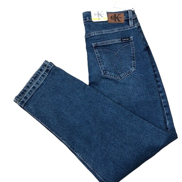 CALVIN KLEIN HIGH RISE VINTAGE STRAIGHT JEANS NEW WITH TAG - Picture 9 of 12